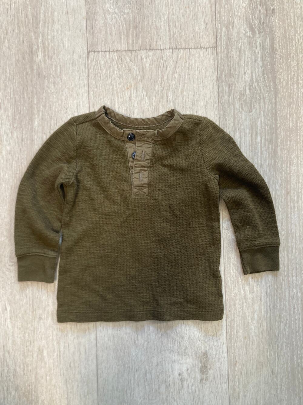 Carter’s Olive Green Baby Boy’s Polo Shirt, Size 12-18M